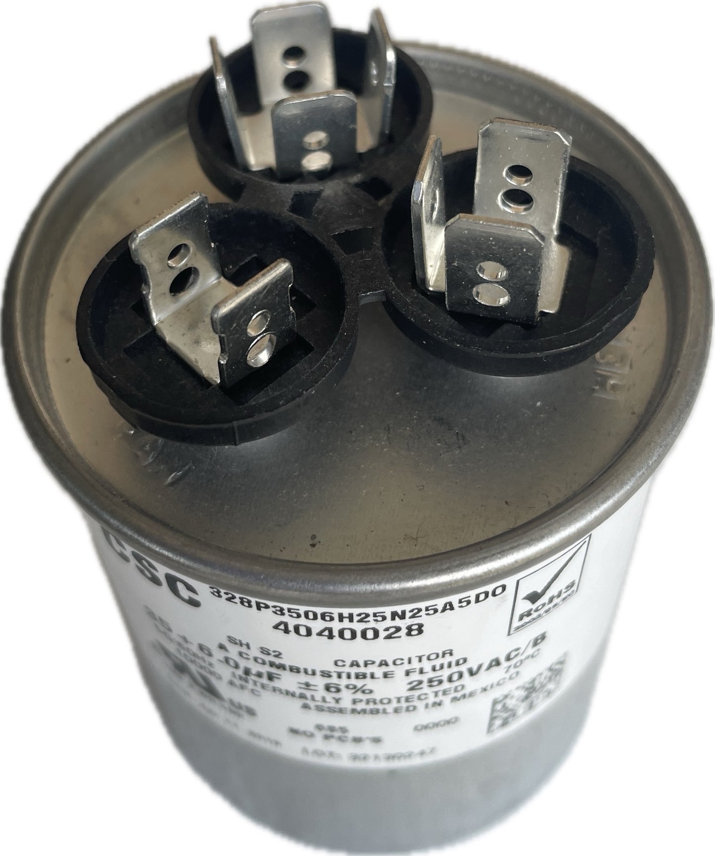 35 + 6 MFD 250 VAC