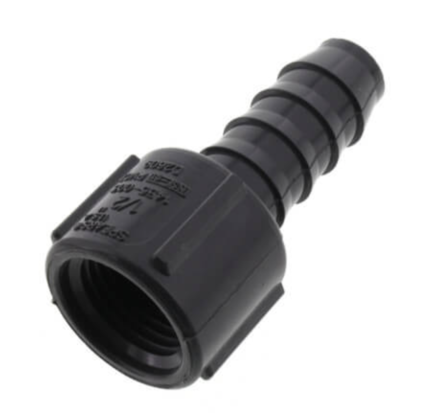 1/2" PVC Barbed Insert Female (Insert x FIPT)