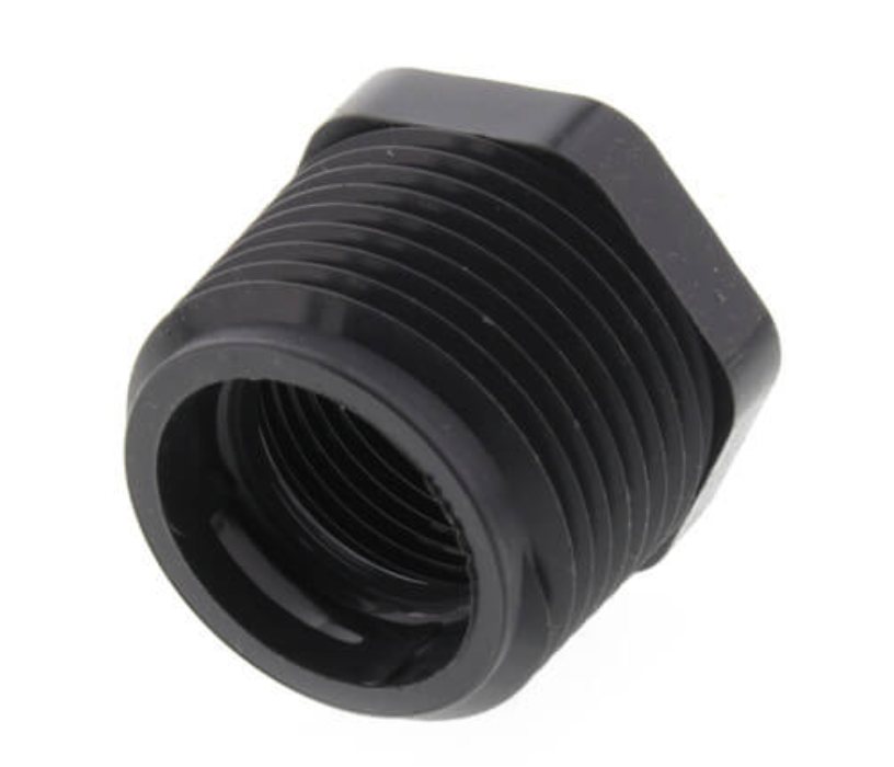 1" X 3/4" PVC Sch. 80 Flush Style Reducer Bushing (MPT x FPT)