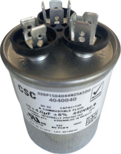 15 + 4 MFD 440 VAC