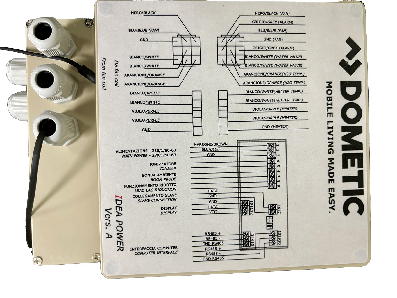 Idea Air Handler Control Box for Dometic Italy Condaria 5309000