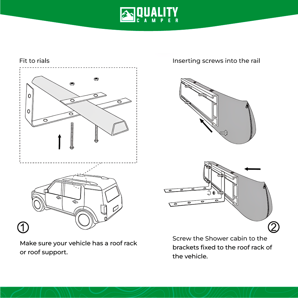 Fold-out vehicle privacy changing room shower tent