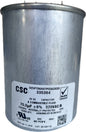 CSC un capacitor with label on white backround