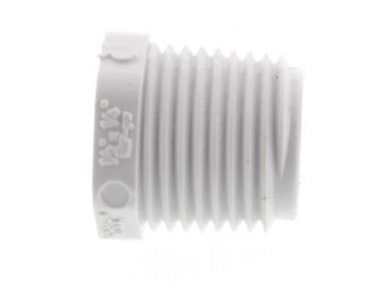 1/2" X 1/4" PVC Sch. 40 Flush Style Reducer Bushing (MPT x FPT)
