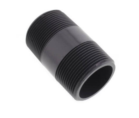 1-1/4" x 3" PVC Threaded Nipple