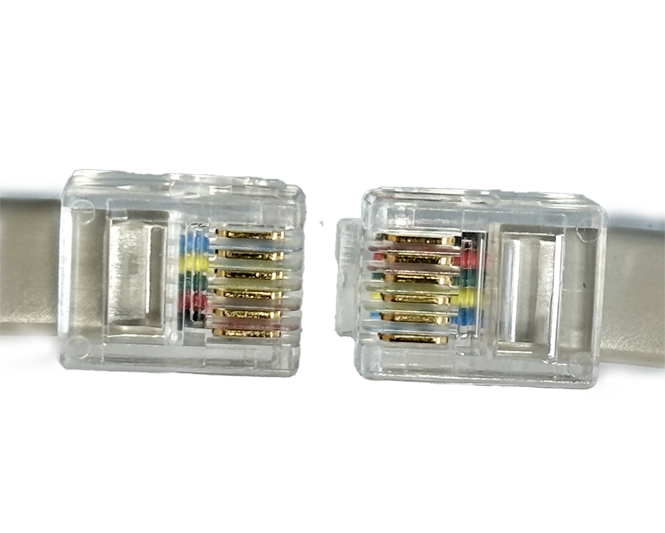 CXP Straight-Through Display Communication Cables RJ12 Various Lengths