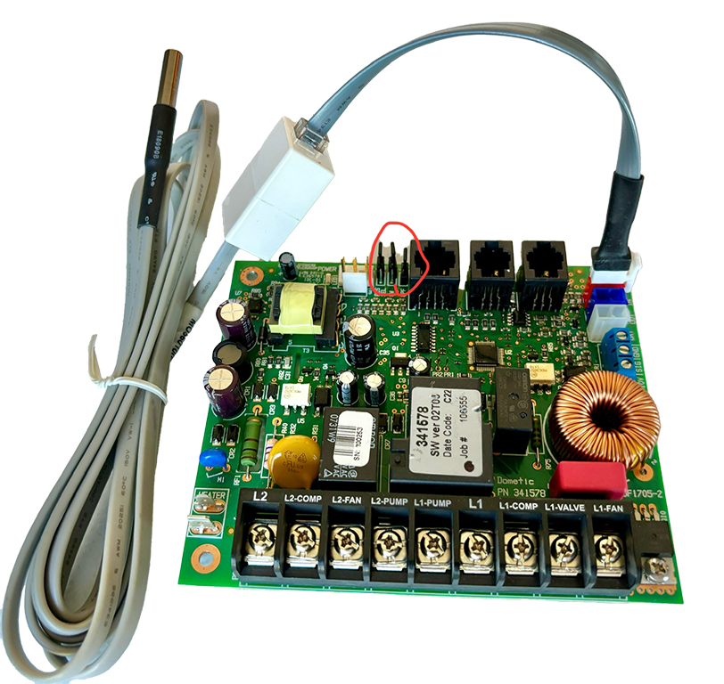 RJ11-RJ12 to 2-pin Molex Water Sensor Adapter