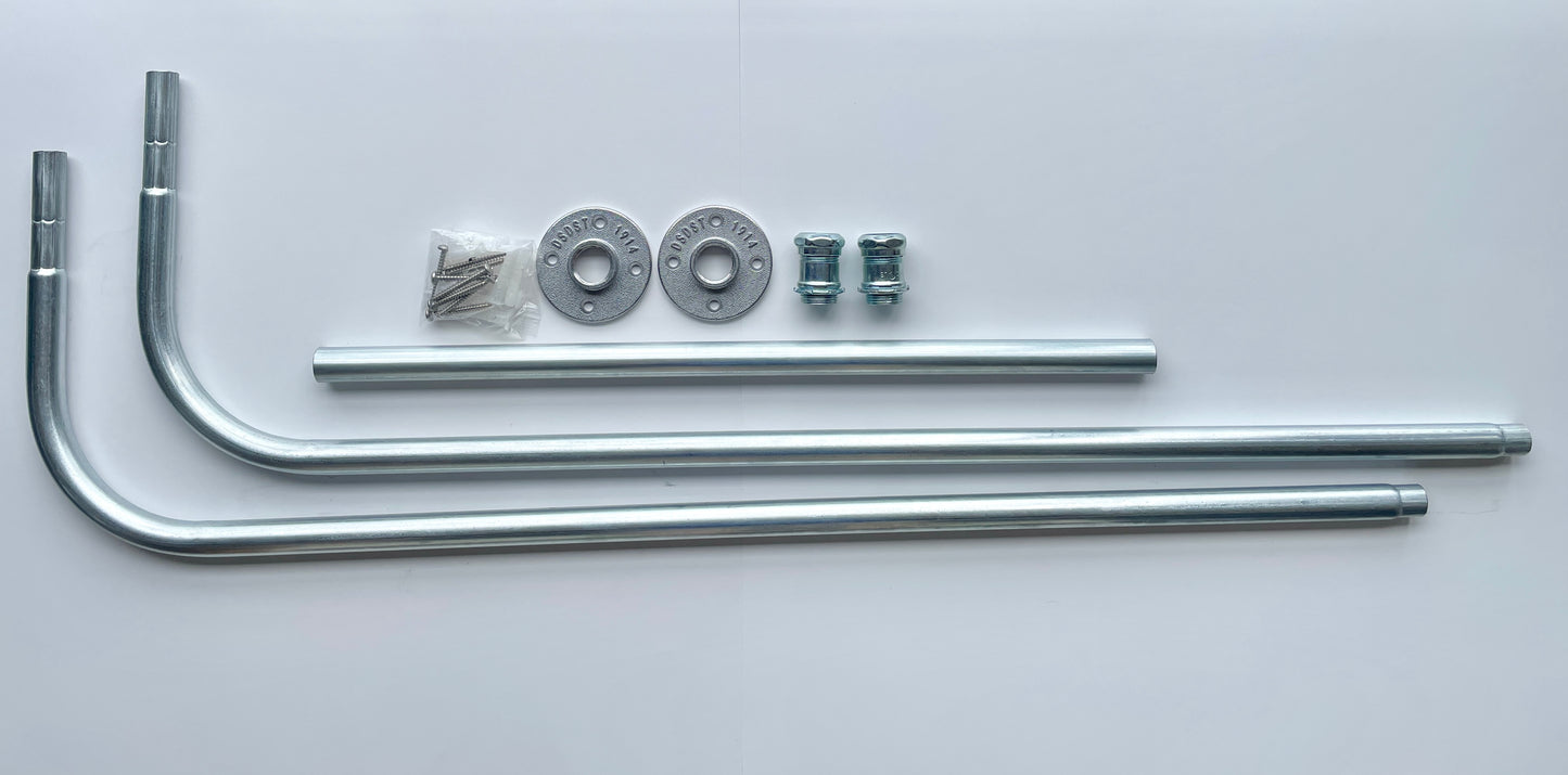 30" x30" Indoor/Outdoor Removable Shower Rod