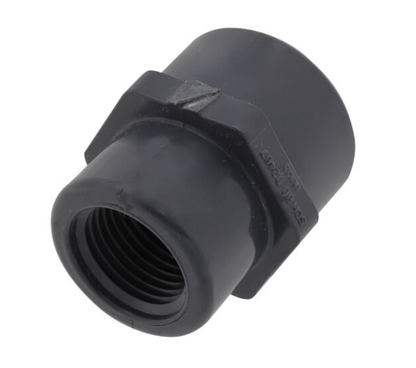 3/4" x 1/2" PVC Schedule 80 Reducing Coupling (FPT)